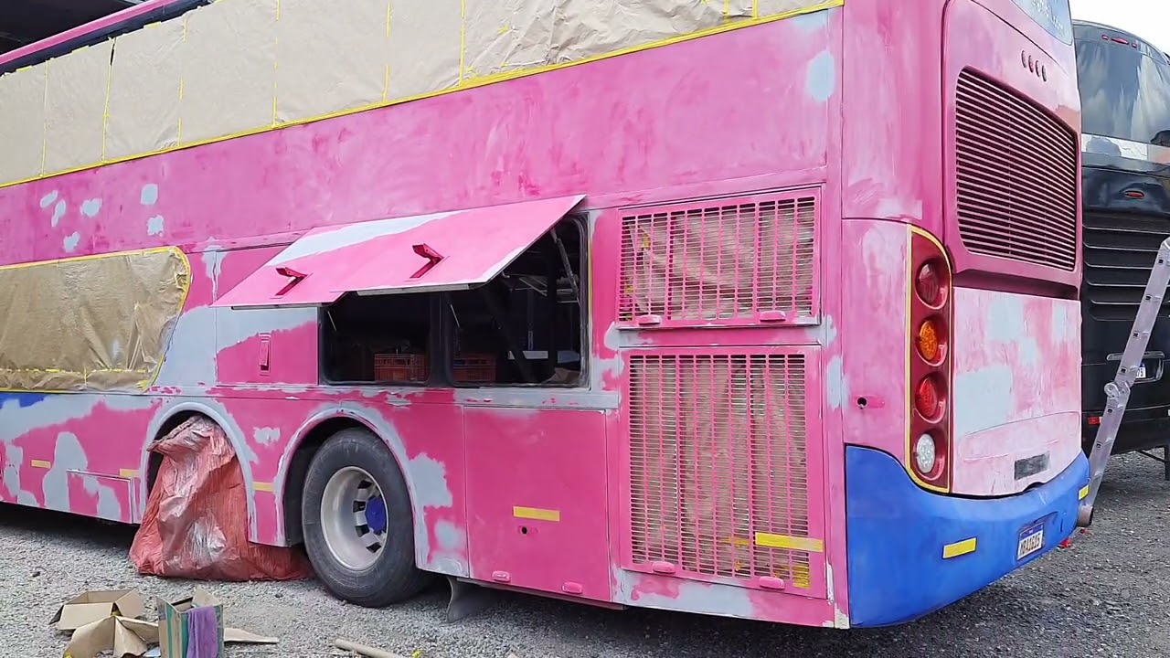 Mesmo com muita dificuldade conseguimos pintar DD Busscar!! EP 2