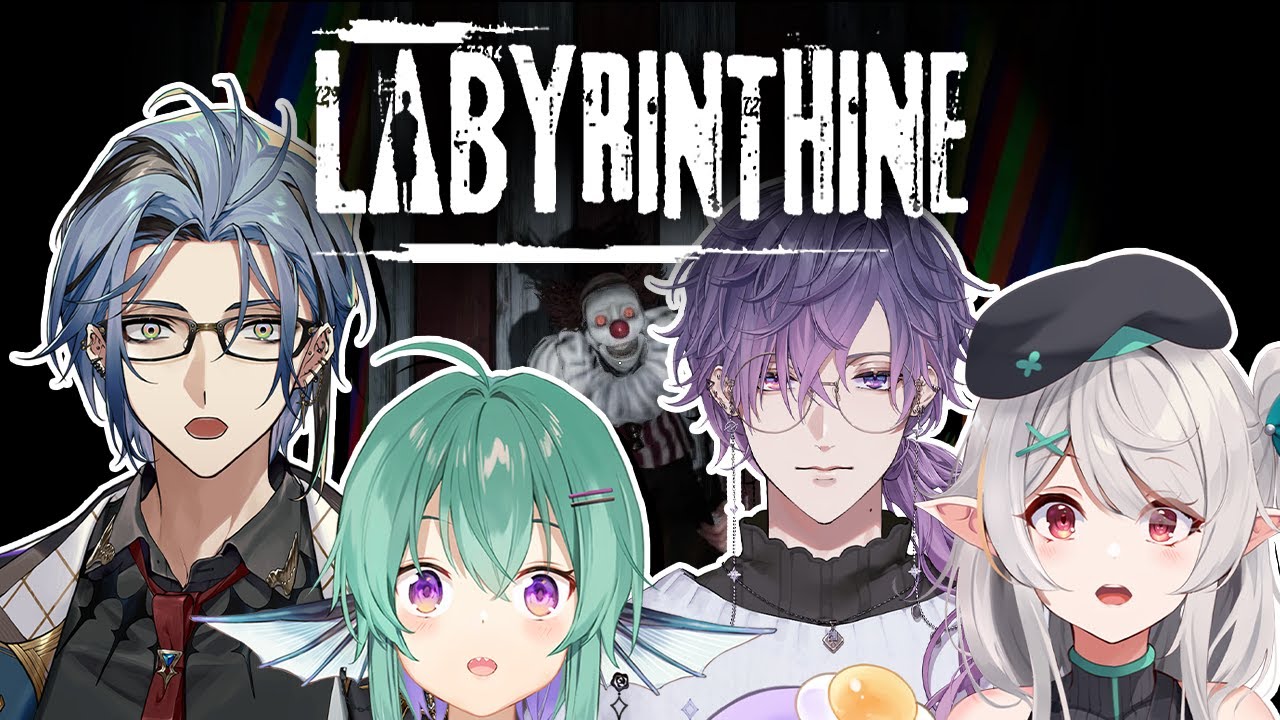 【LABYRINTHINE】 CLOWN SCHOOL 【NIJISANJI EN | Finana Ryugu】 「Collab」 ft. Pomu, Hex & Uki