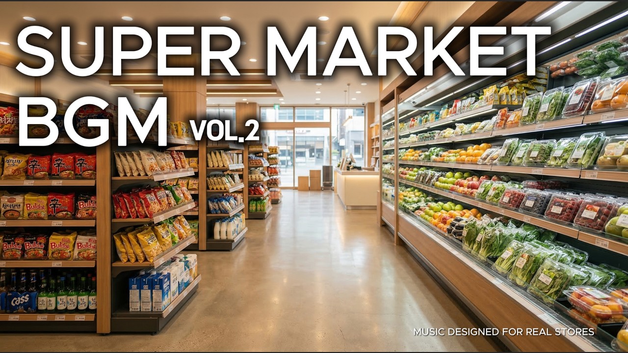 Small Grocery Store Background Music Vol.2 | Calm Retail Atmosphere (1 Hour Store Playlist)