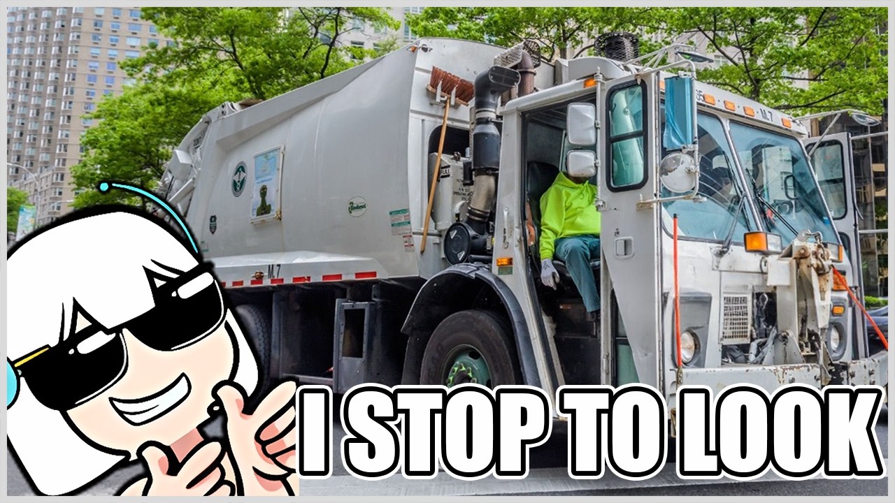 Ellie Minibot LOVES Garbage Trucks