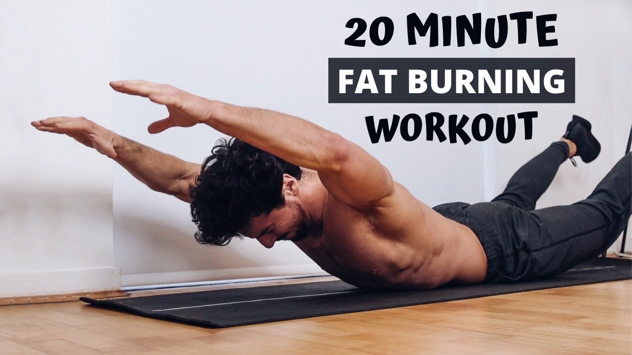 20 MIN FAT BURNING WORKOUT | No Equipment | Rowan Row