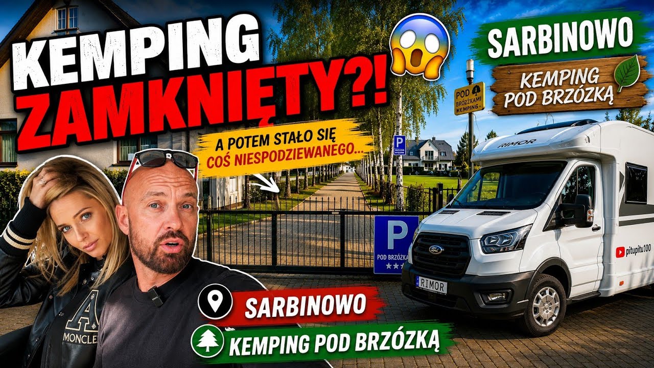 SARBINOWO | Pod Brz&oacute;zką | Pusty kemping nad morzem? Sprawdziliśmy to! | vlog 253