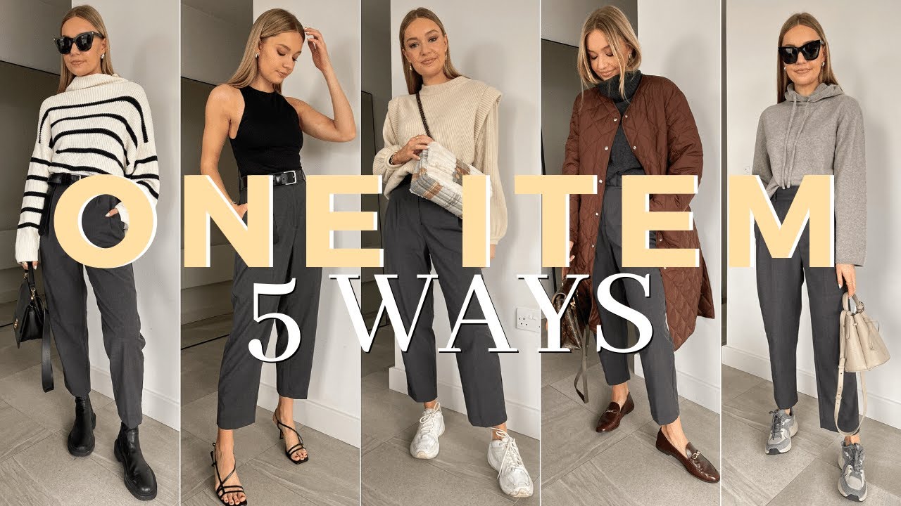 ONE PIECE, FIVE WAYS | GREY TROUSERS, EP. 1