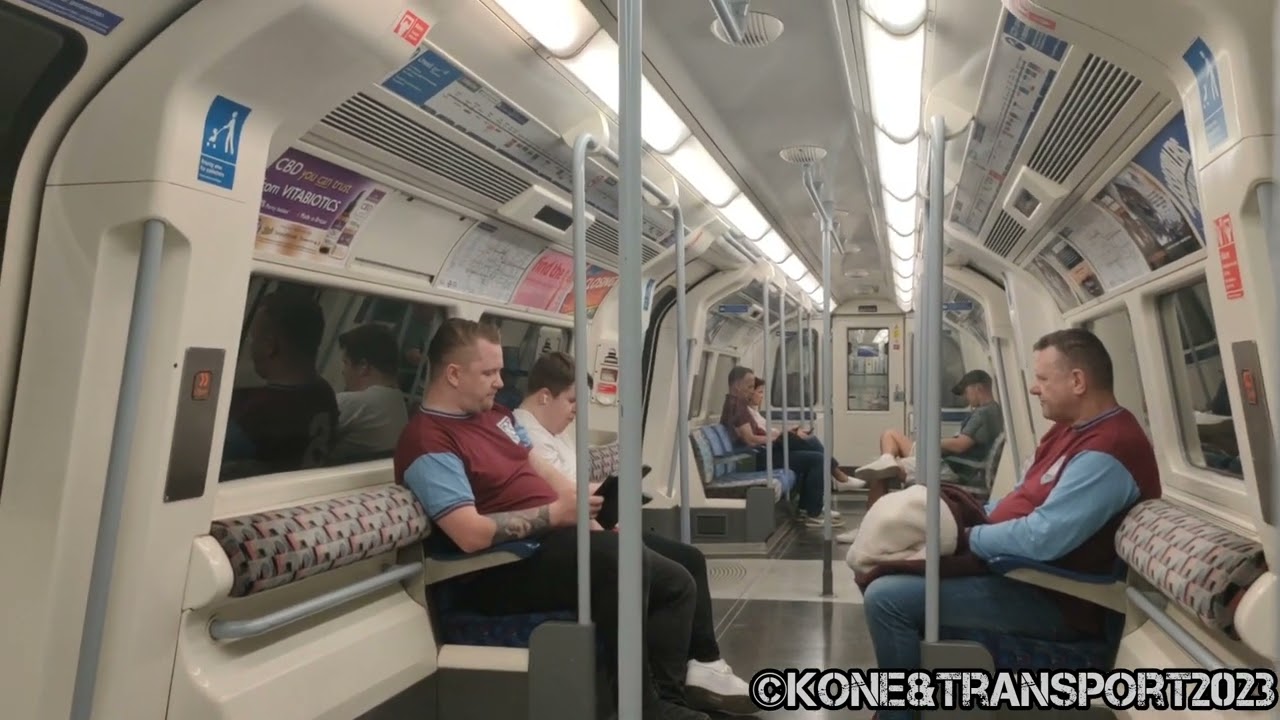 Jubilee line: Trains at North Greenwich And a ride to Canada water