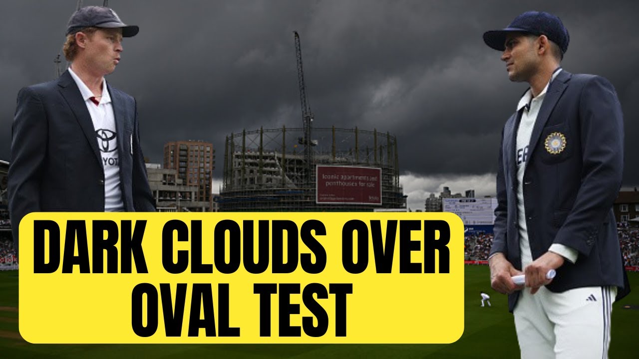 WEATHER UPDATE: More rain on Day 1 of Oval Test, Day 4 & Day 5 face massive rain threat
