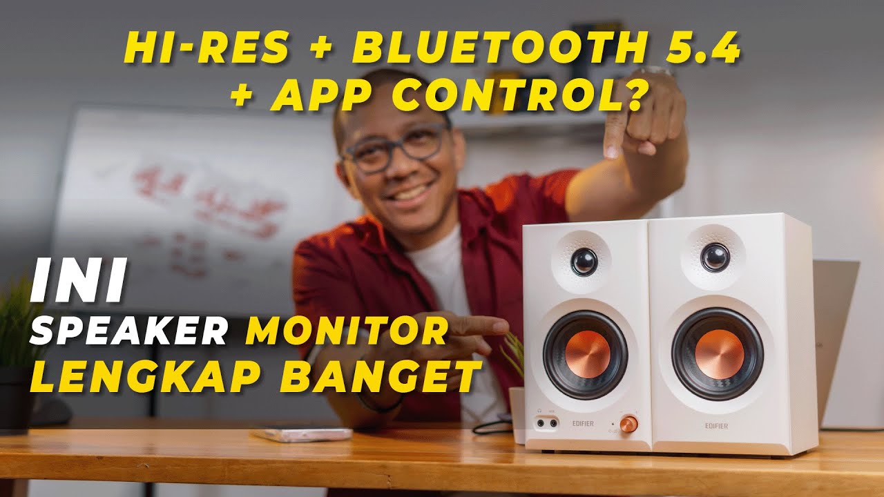 Monitor Speaker 1 Jutaan Udah Bluetooth 5.4, ada App Control & Hi-Res?! Edifier MR3 Bikin Kaget!