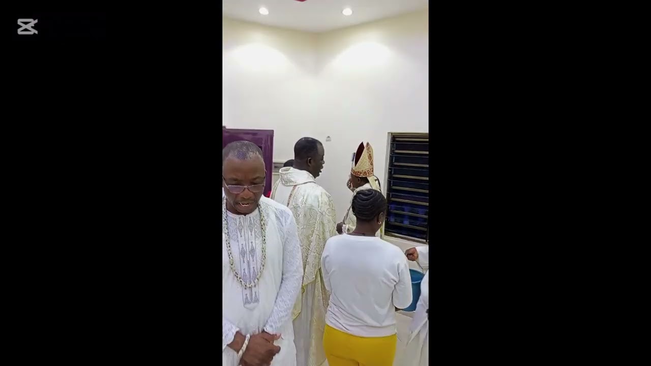 Bénédiction de la chapelle de l'adoration perpétuelle 