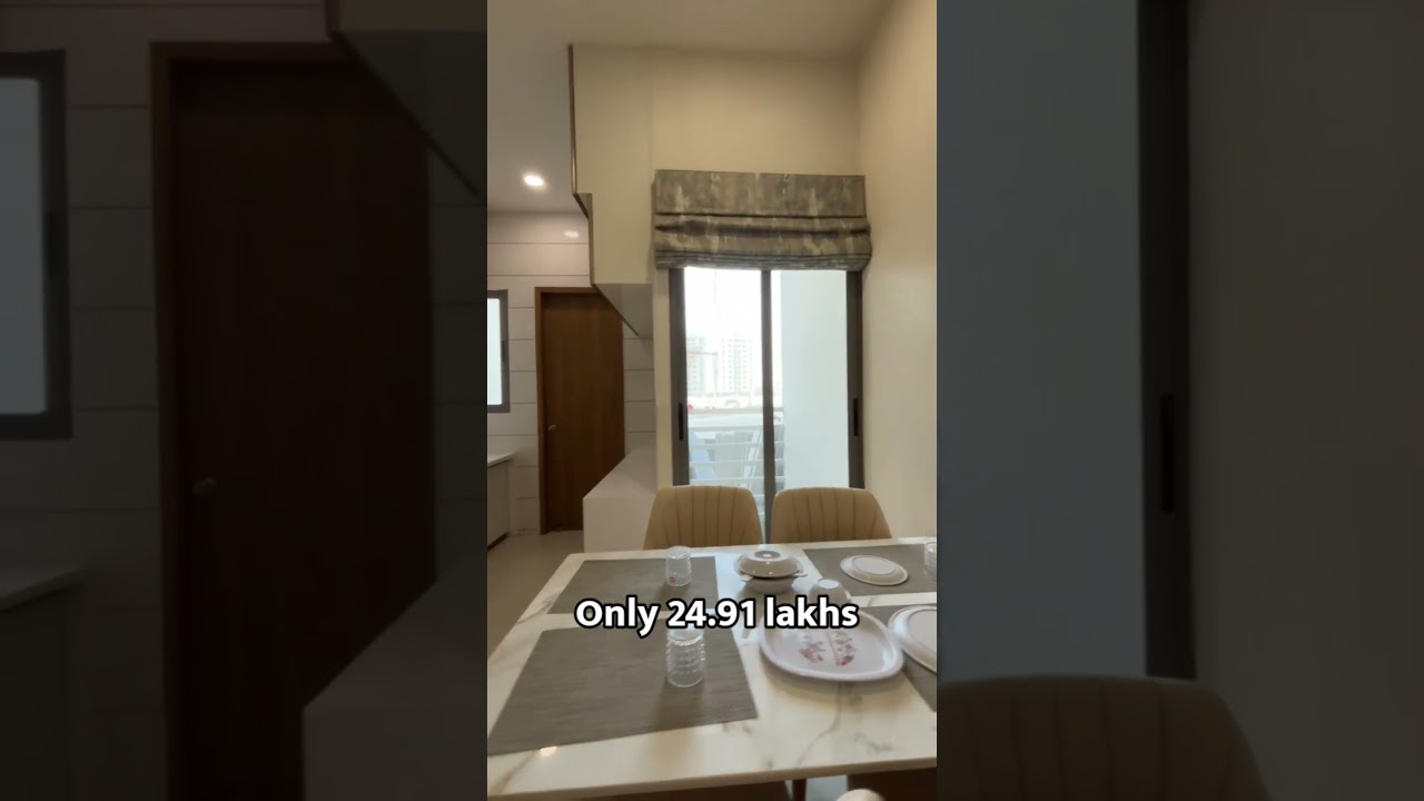 2 bhk flat Only 24.91#wings realestate
