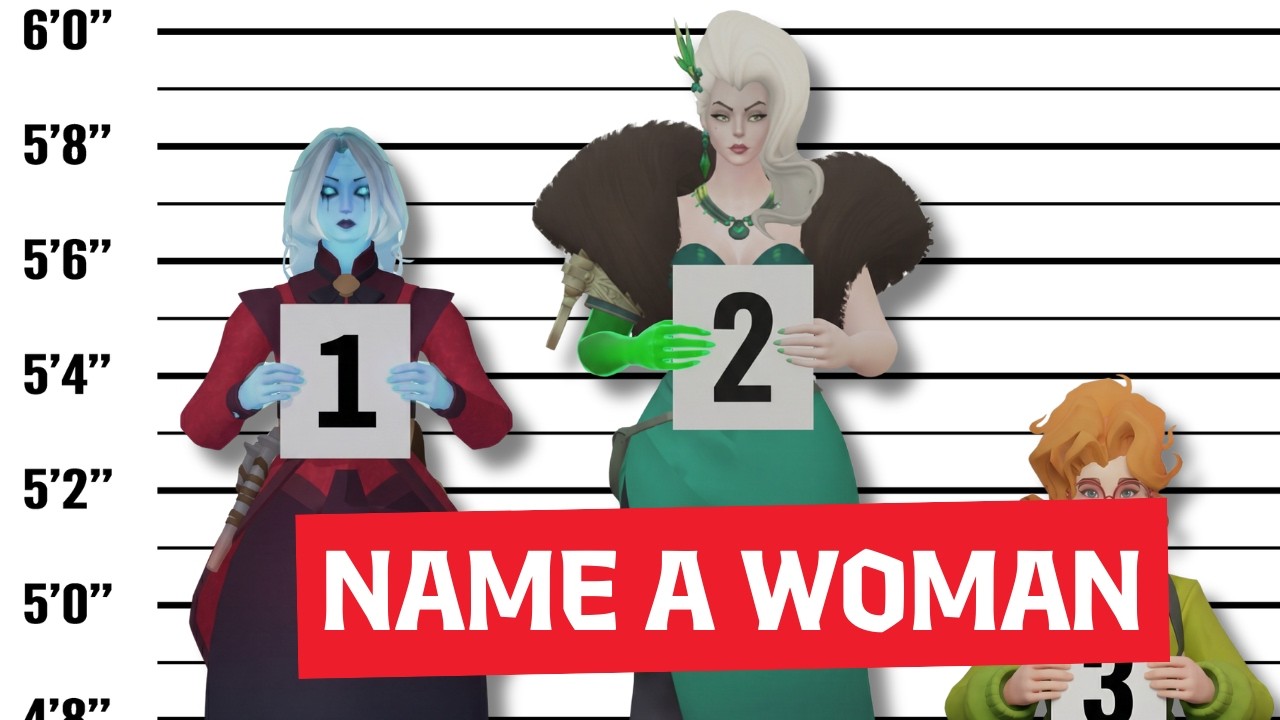 Initiate vs Eternus but they have to NAME A WOMAN