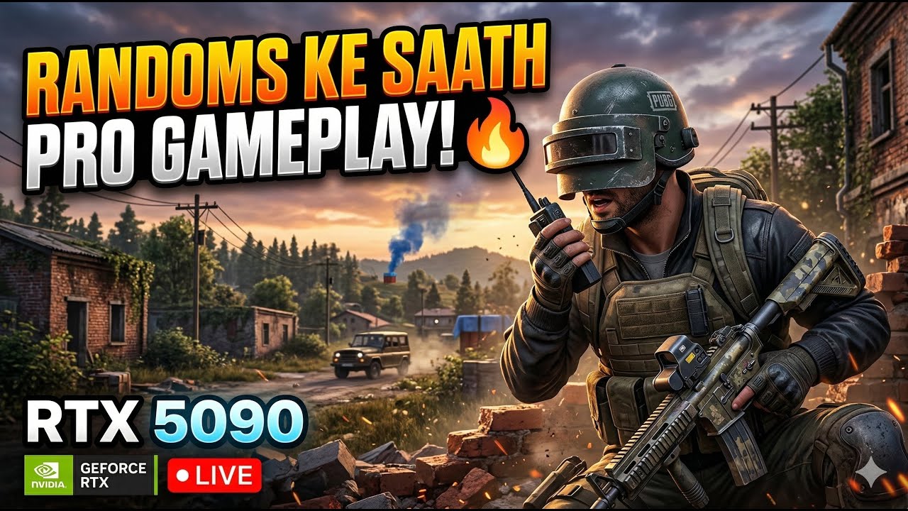 Randoms ke saath Pro Gameplay! 🔥 RTX 5090
