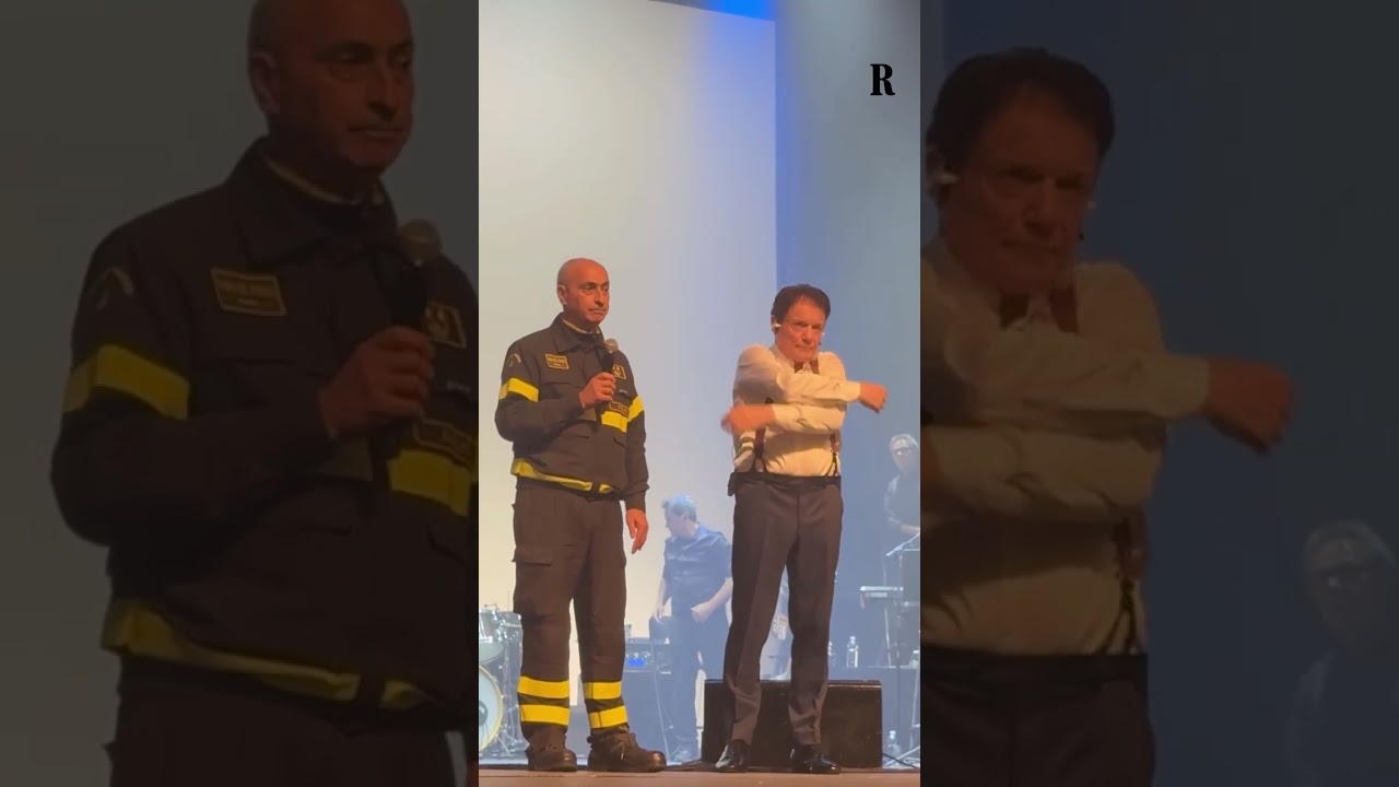 Vigili del fuoco sospendono il concerto di Massimo Ranieri ad Avellino per il terremoto