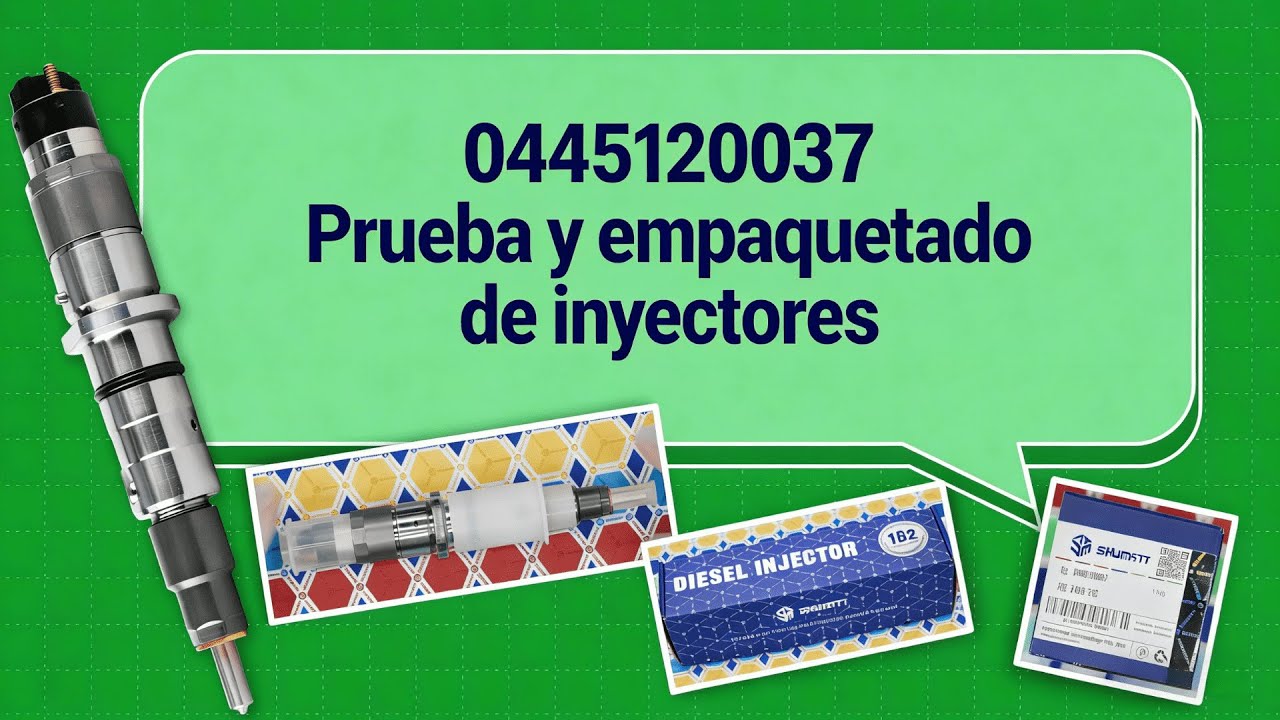 【7-7】Tutorial de Mantenimiento | Embalaje del Inyector 0445120037