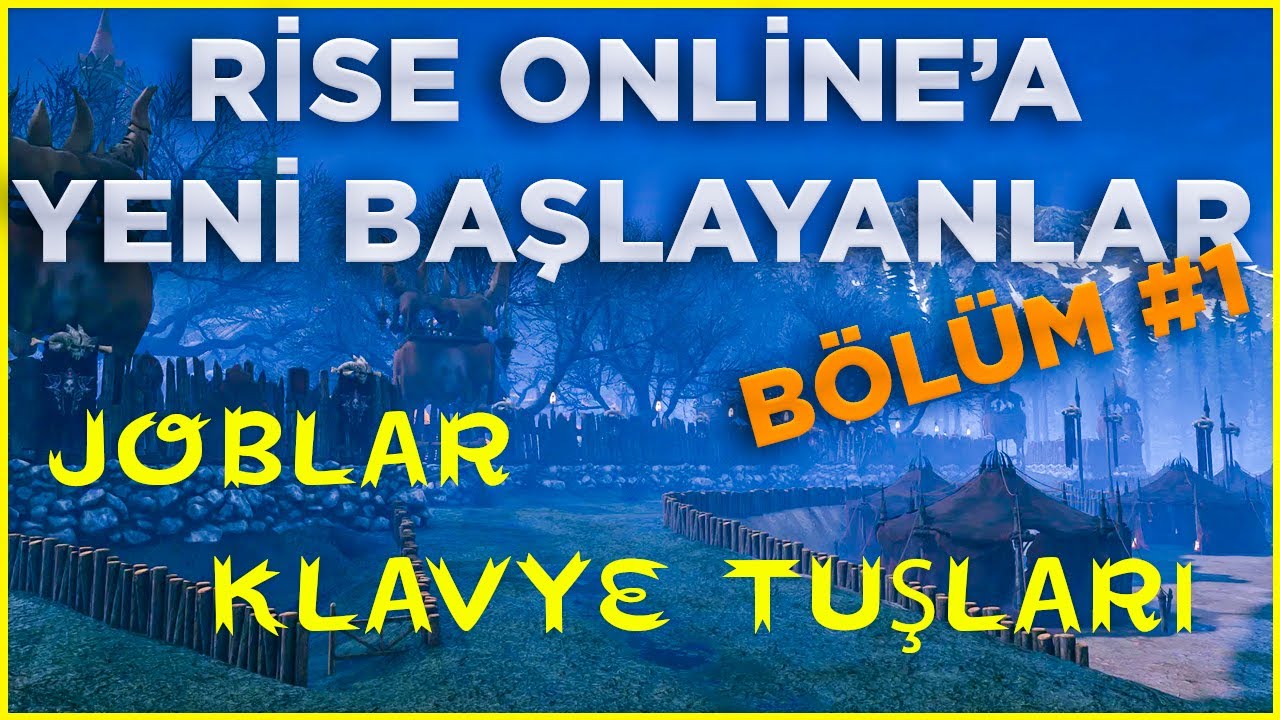 Rise Online'a Yeni Başlayanlar #1 | İlk Bakış - Karakterler - Stat ve Skill Dağılımı