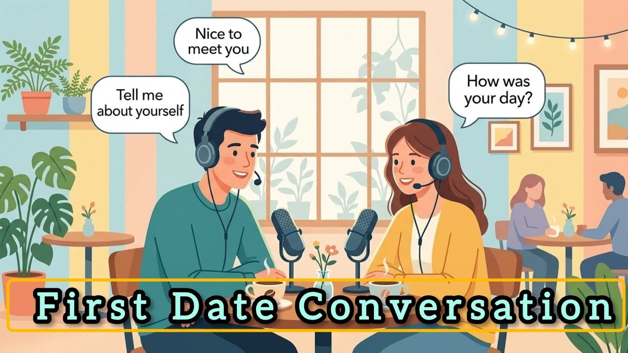 How to Talk on a First Date | Real English Conversation Practice | Easy Fluent English (EFE)