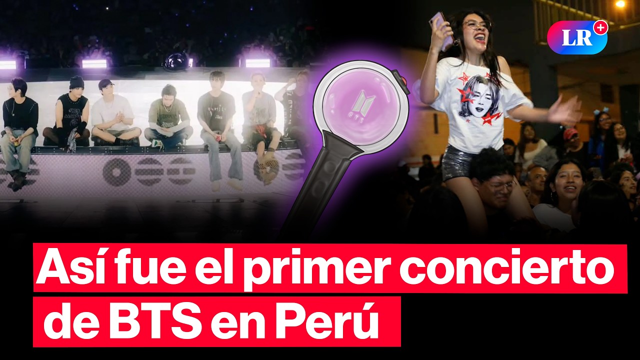 As&iacute; fue el primer concierto de BTS en Per&uacute; #LR