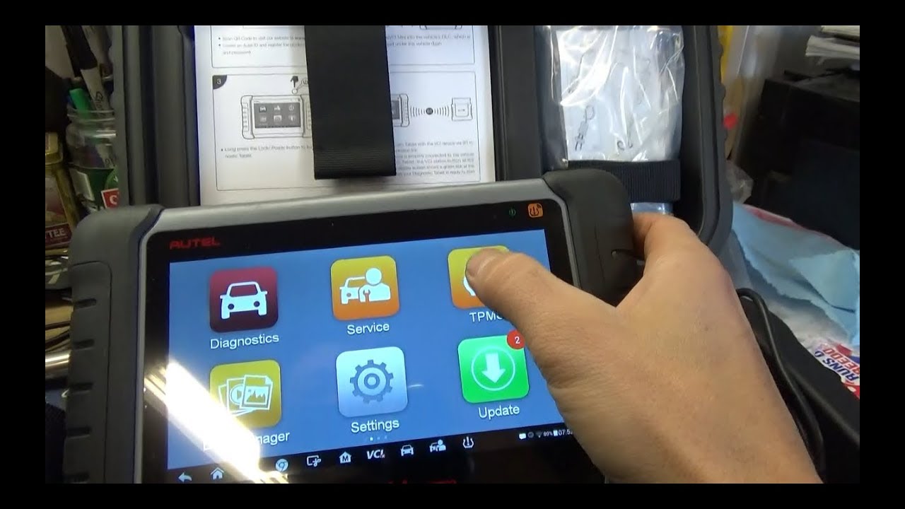 TPMS Autel MaxiCOM MK808TS Demo & Review