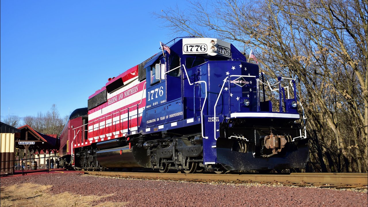 Reading & Northern&rsquo;s 1776 Leads PIJT up the Lehigh Valley Mountain Cutoff