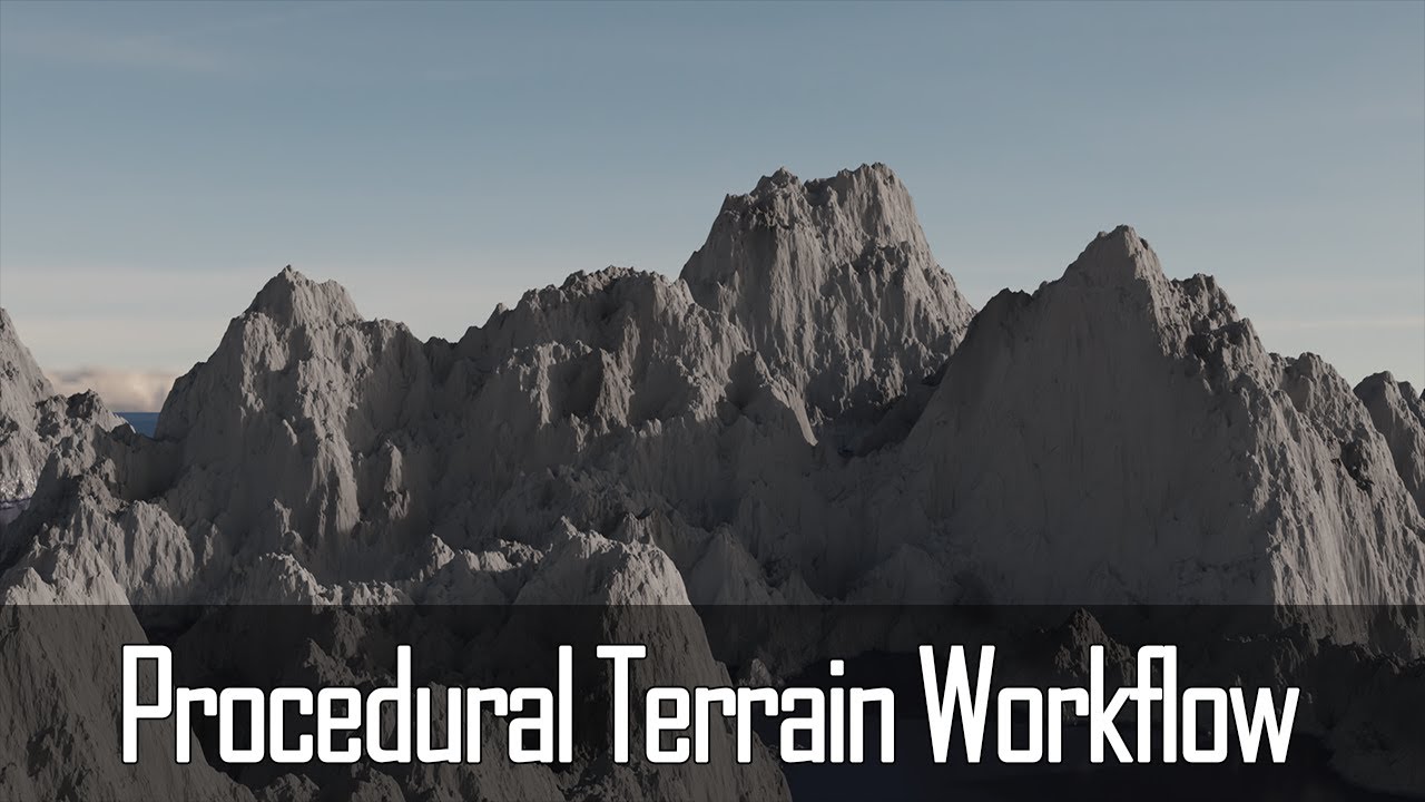 Procedural Terrain Workflow - Beginner Tutorial - Blender 2.8