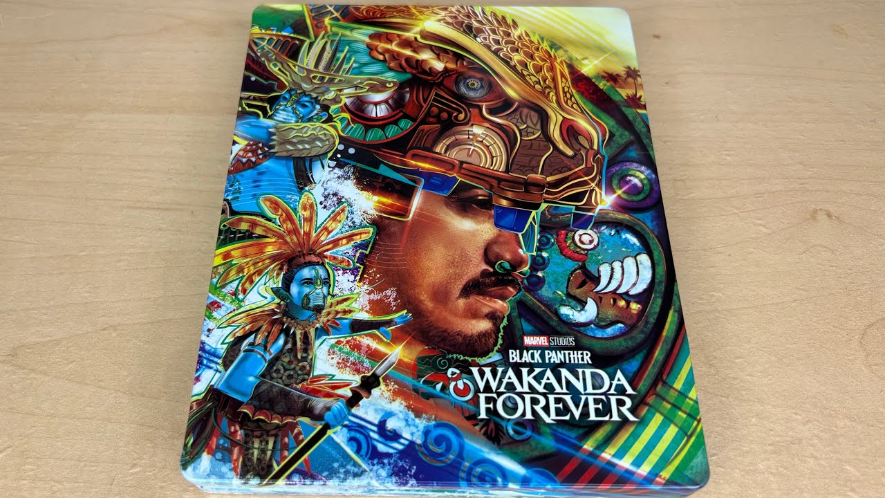 Black Panther: Wakanda Forever - Best Buy Exclusive 4K Ultra HD Blu-ray Talokan SteelBook Unboxing