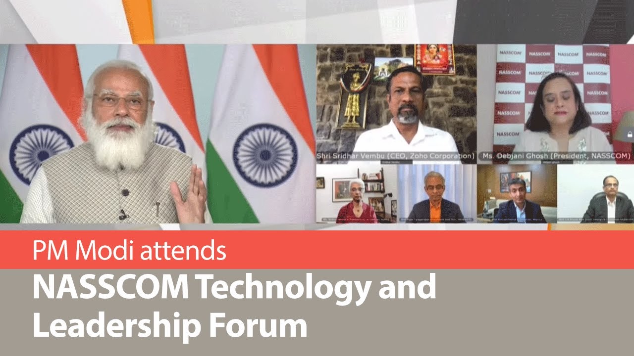 PM Modi attends NASSCOM Technology and Leadership Forum | PMO