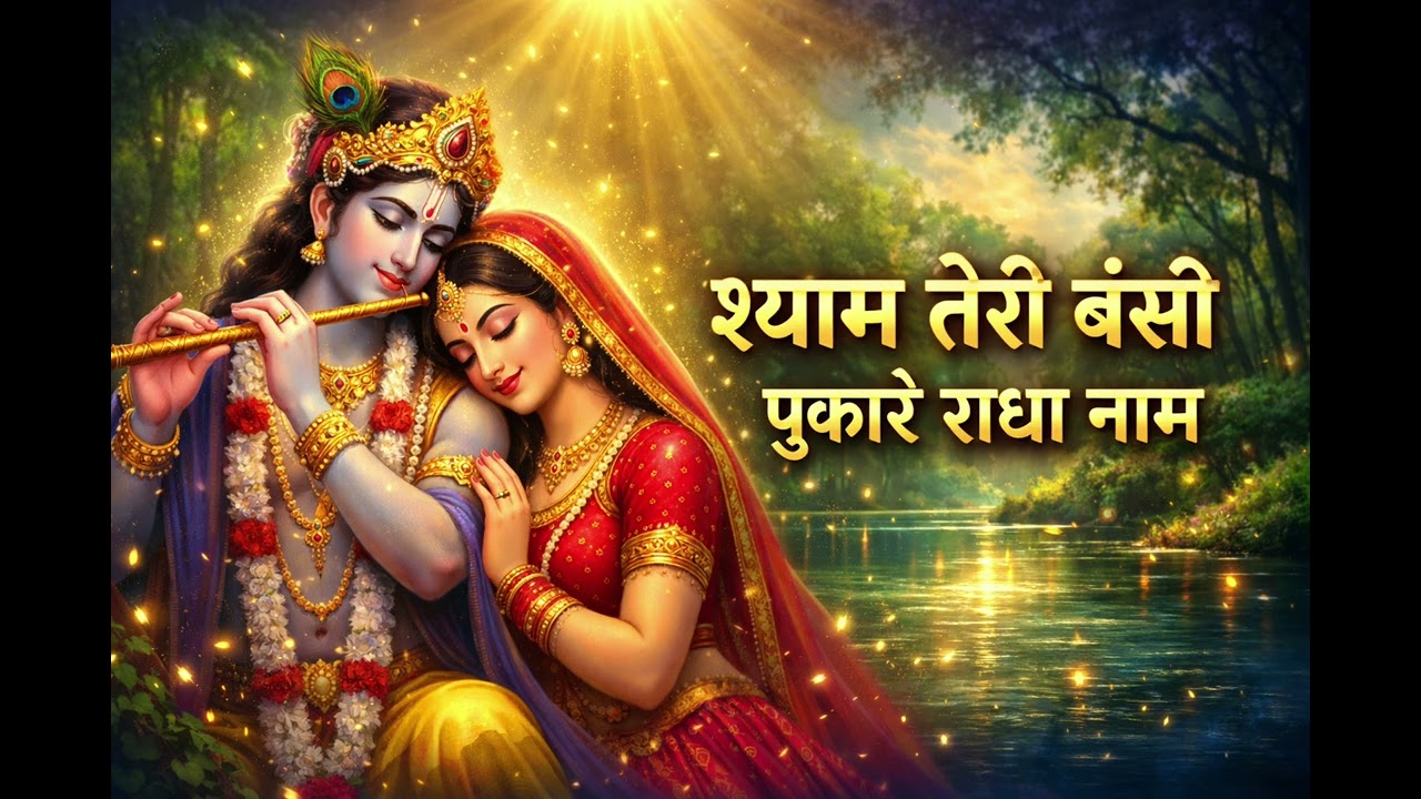SHYAM TARI BANSI PUKARE RADHA NAAM NEW BHAJAN ❤️