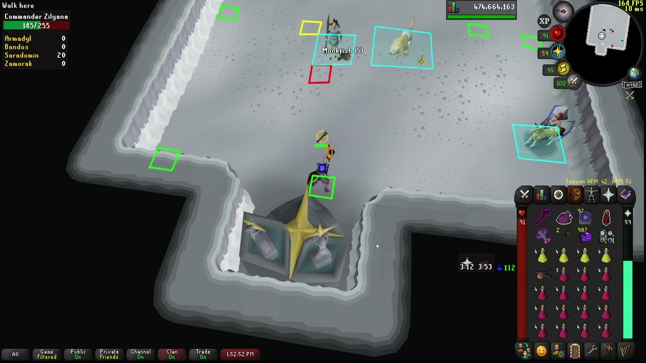 Commander Zilyana Shadow Method Examples.