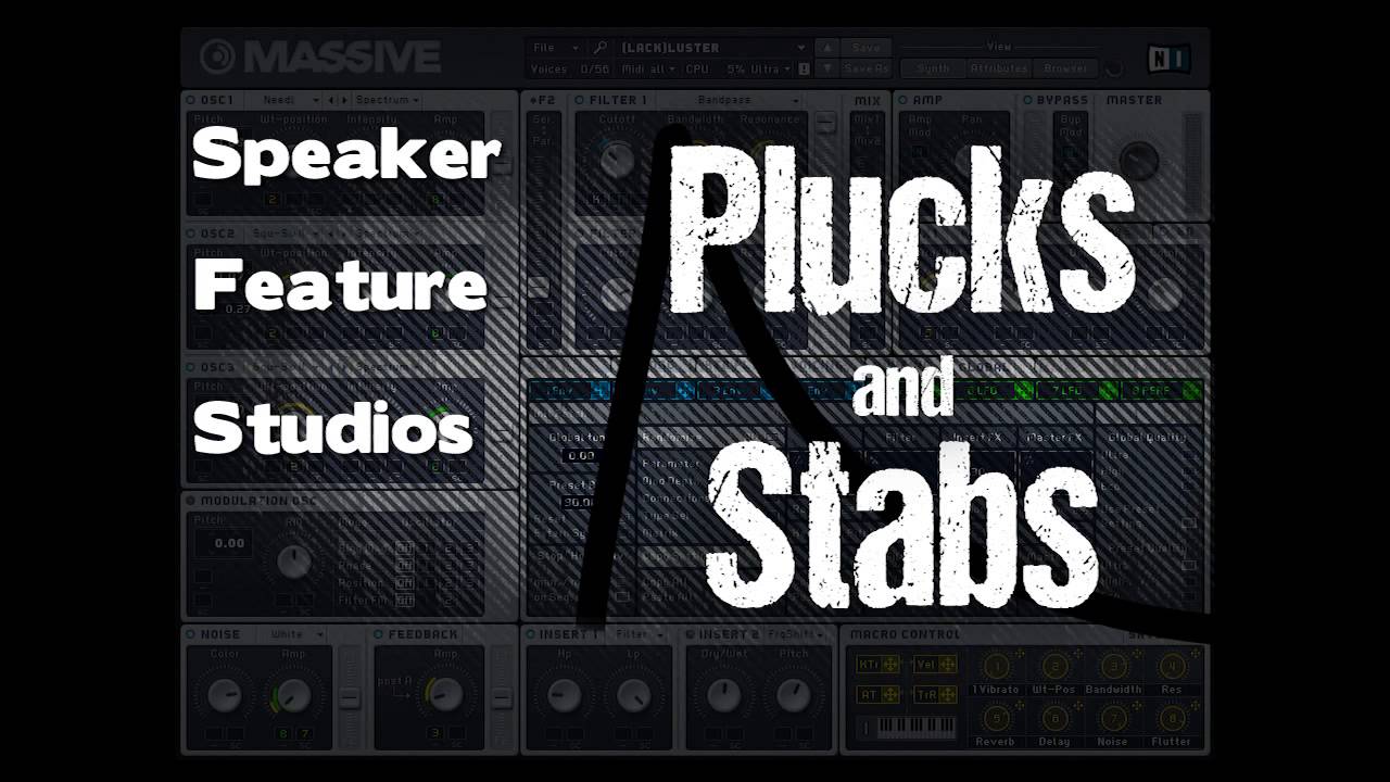 Massive Preset Soundbank Demo - Plucks and Stabs by Speaker Feature Studios