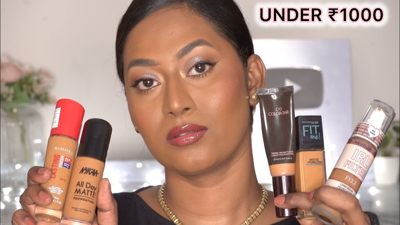 BEST FOUNDATIONS UNDER ₹1000 ✨ for Brown/ Dusky skintones ✨