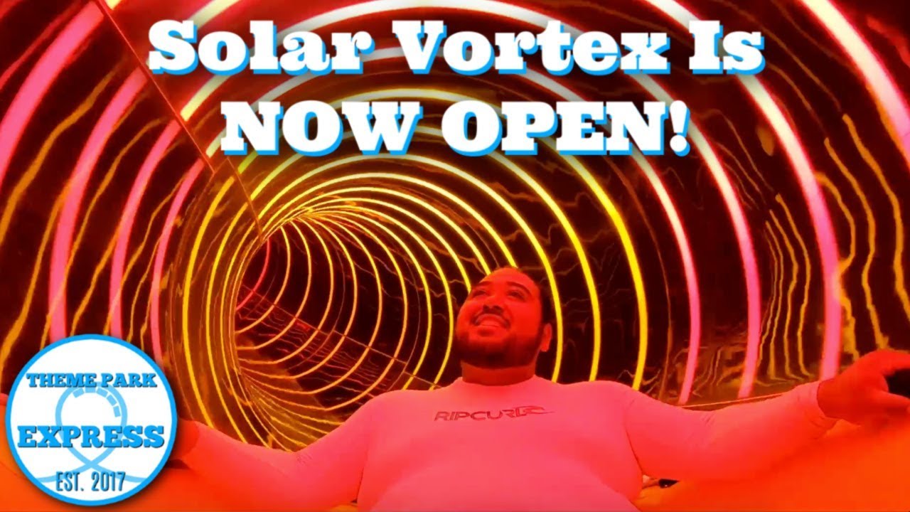 Solar Vortex Is NOW OPEN At Adventure Island! Media Event, POV, Drone Footage & An Empty Water Park!