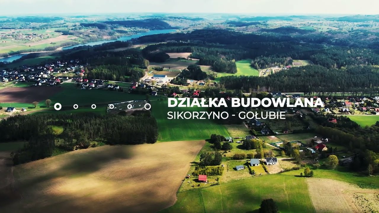 Działka budowlana Gołubie - Sikorzyno! - uzbrojona
