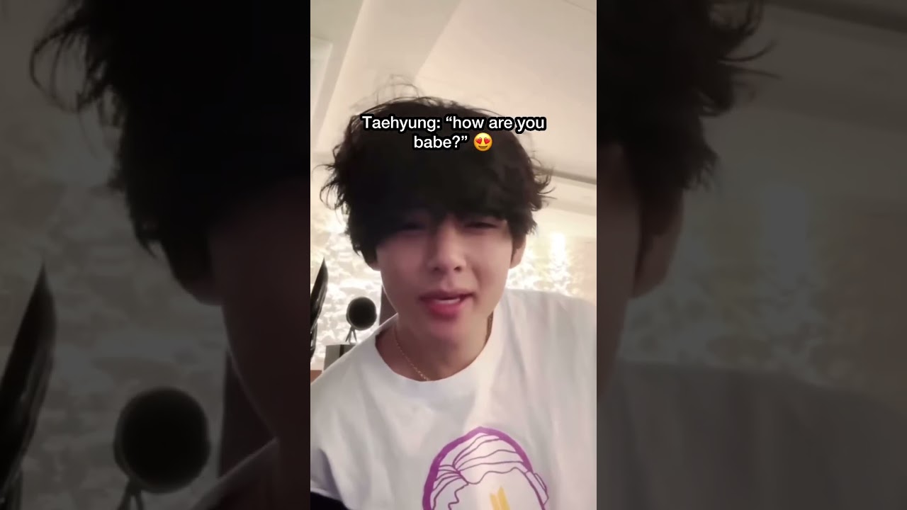 POV- Taehyung Noticed Me On Weverse !!! 😳💜 #shorts #youtubeshorts #bts #taehyung