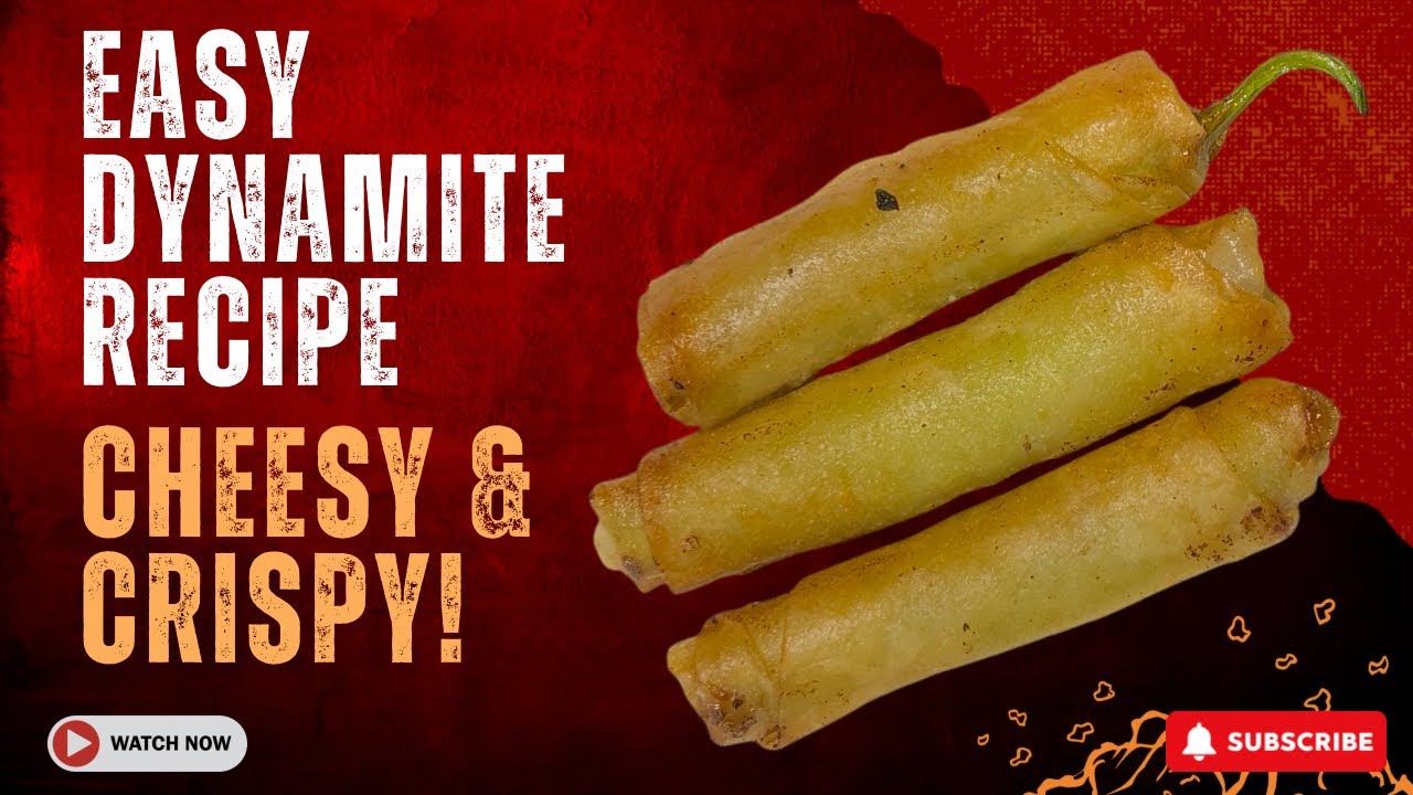 🌶🧀 Crispy Dynamite Recipe | Spicy Cheesy Lumpia Snack#cooking #food #lutongbahay 