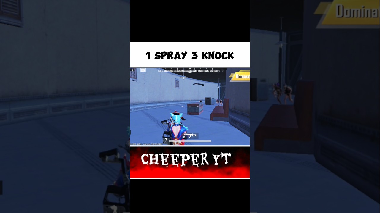 1 Spray 3 Knock #bgmi