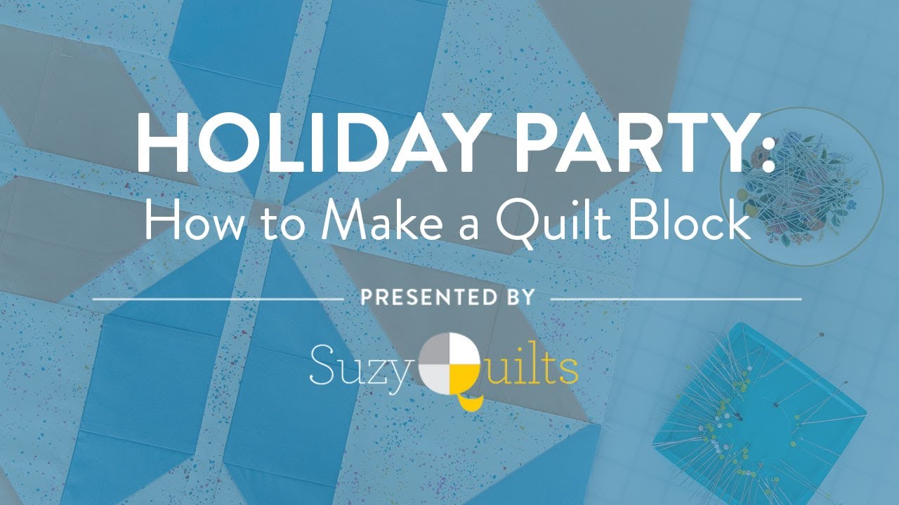 Holiday Party Quilt Block Tutorial