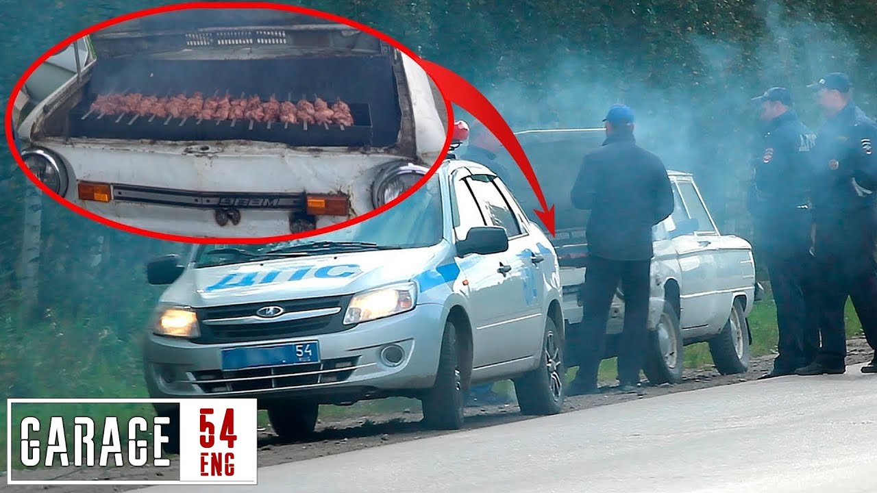 Car with built in BBQ grill - reactions from cops and motorists