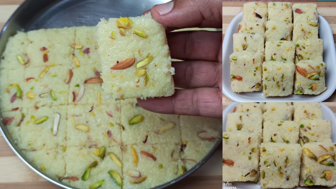 ना मावा ना मिल्क पाउडर विना चाशनी के बनाएं नारियल बर्फी | Coconut Burfi Recipe | Chef Ashok