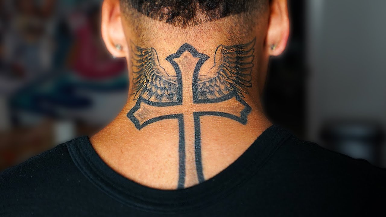Rhino got a Neck Tattoo