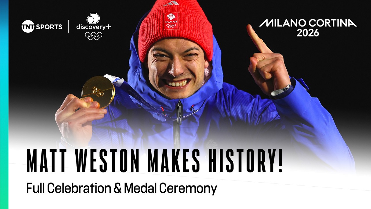 Matt Weston ends Team GB medal drought & makes history with skeleton gold! 🇬🇧 | Winter Olympics 2026