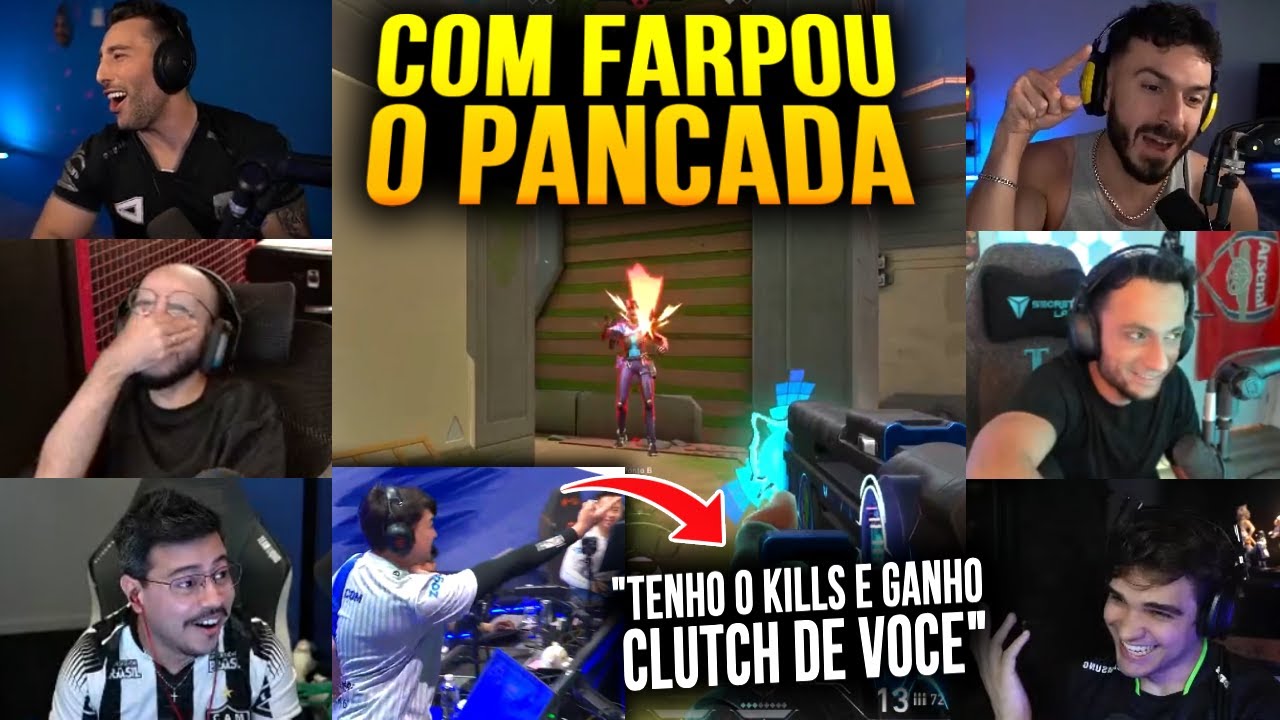 REAÇÃO DO MUNDO VENDO O COM FARPANDO O PANCADA DEPOIS DO CLUTCH!