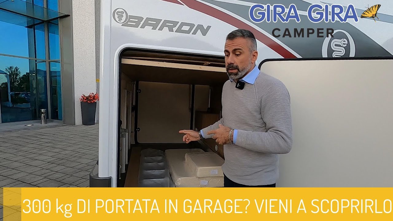 #camper Elangh Baron 560 maxi garage new 2024 camperlife 6,99 mt di grandi spazi 5 posti omologati