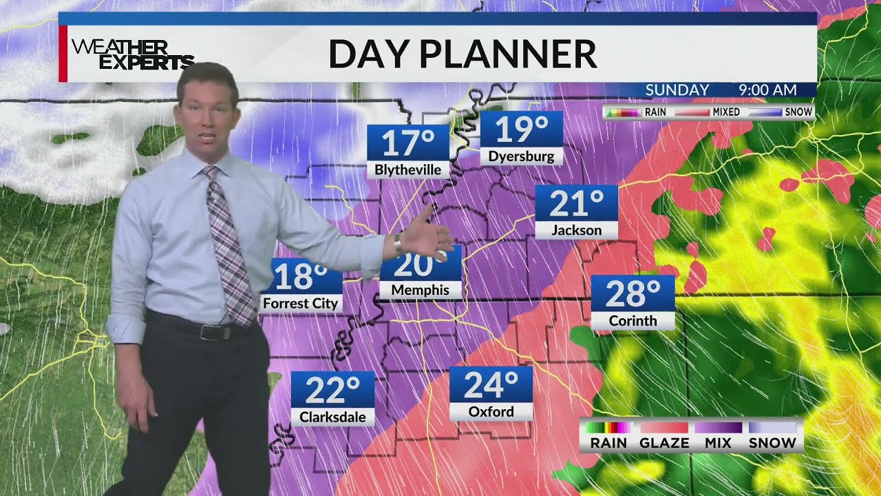 Icy weather forecast Saturday night Jan. 25