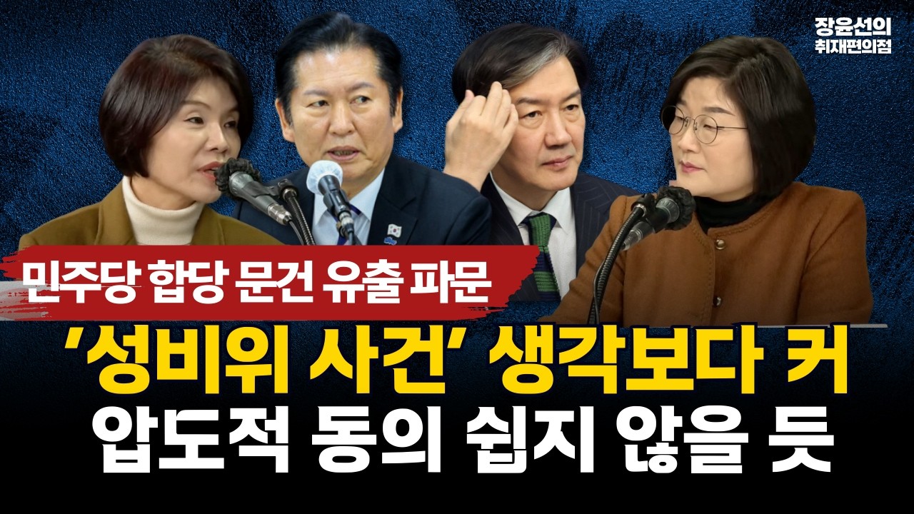 민주당 합당 문건 유출 파문...‘성비위 사건’ 생각보다 커-압도적 동의 쉽지 않을 듯