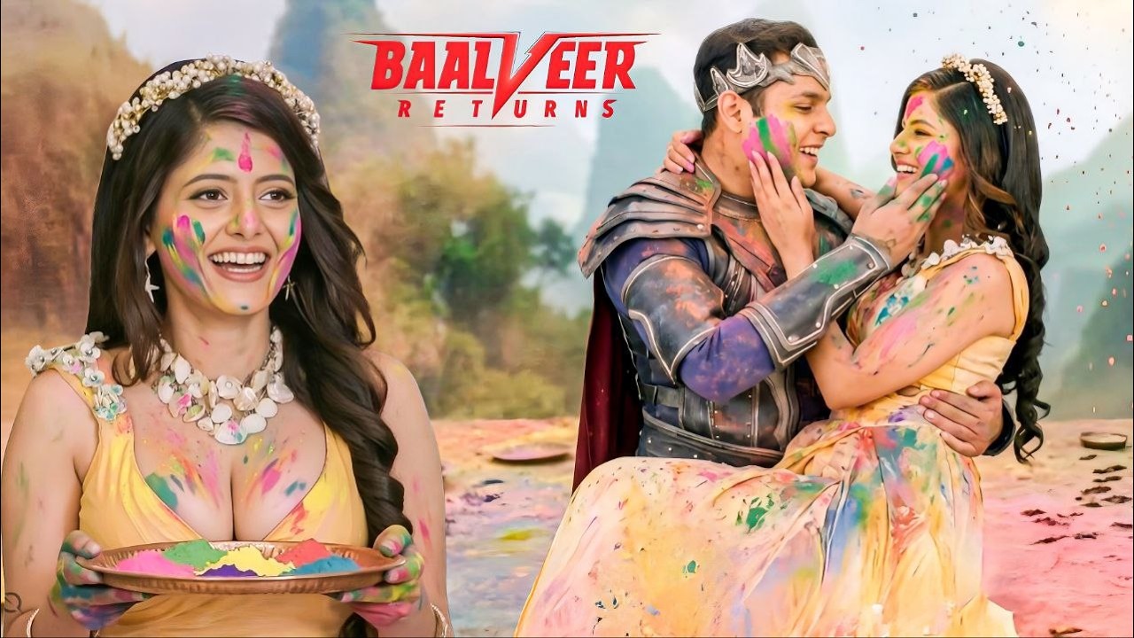 Baalveer ने जमकर मनाई Ananya के साथ होली  ! ||  Baalveer Returns ||