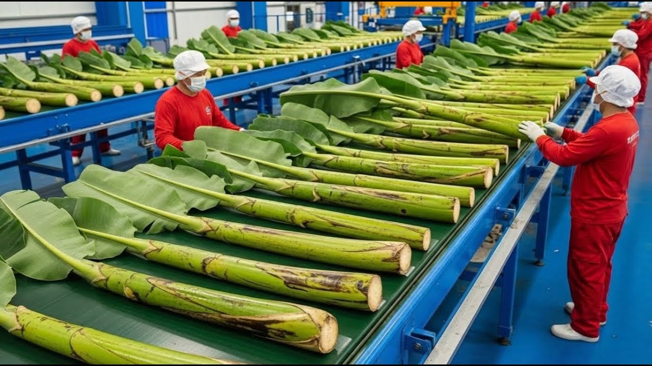 Inside a High-Tech Banana Fiber Fabric Factory You’ve Never Seen Before