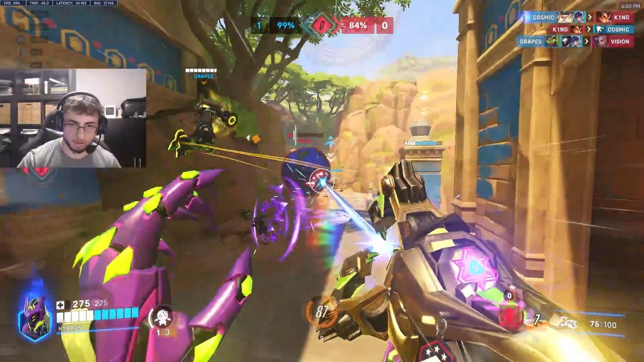 HYDRON INSANE SYMMETRA GAMEPLAY SEASON 14 OVERWATCH 2 GAMEPLAY