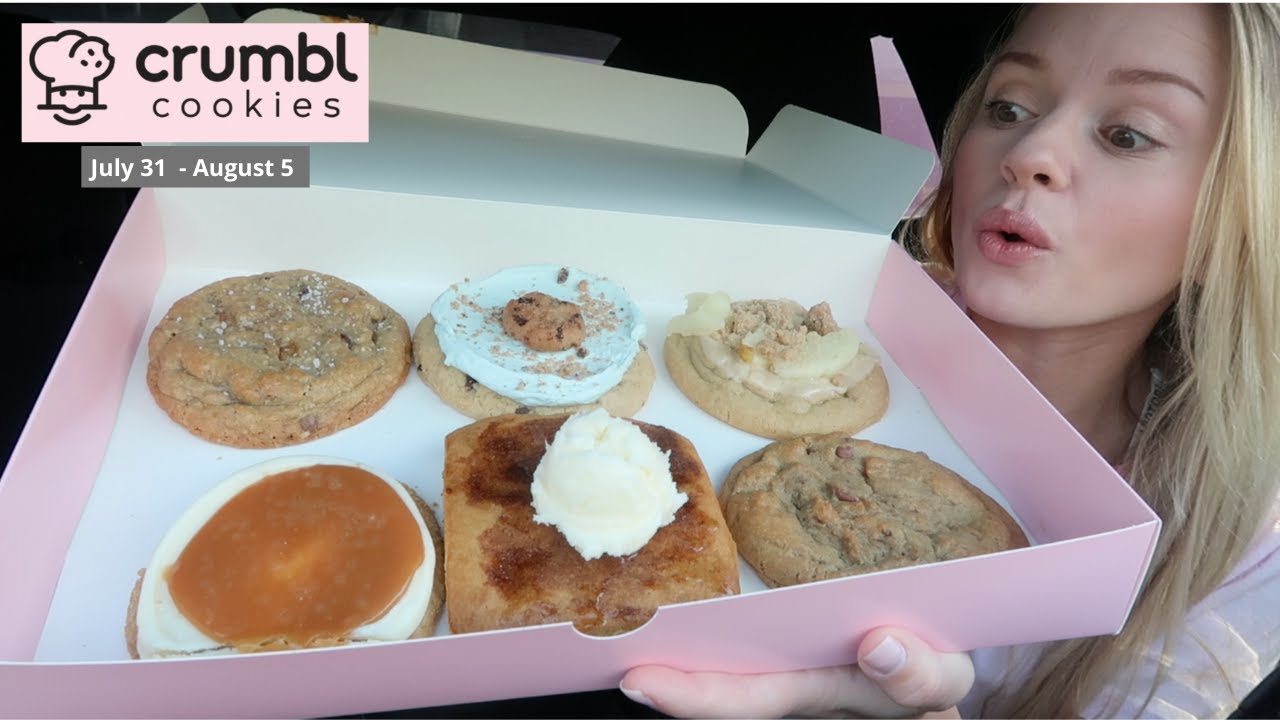 CRUMBL COOKIES this week | French toast, chips ahoy, apple crumb cake, salted caramel cheesecake