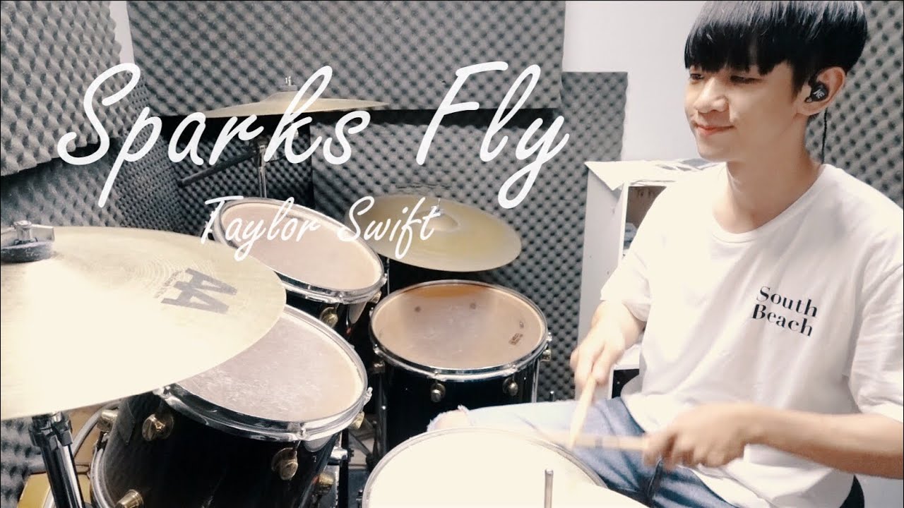 Taylor Swift -【Sparks Fly】DRUM COVER BY 李科穎KE 爵士鼓
