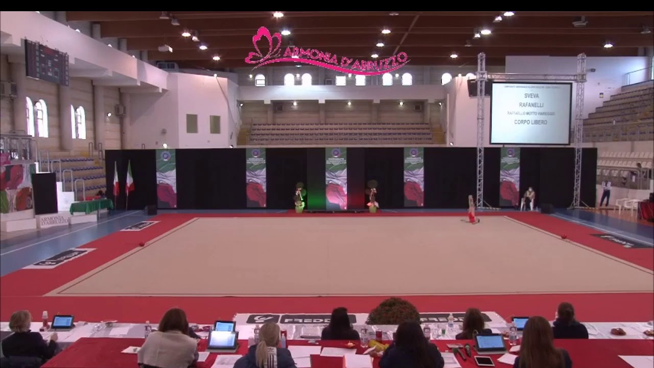 Sveva Rafanelli Corpo Libero Campionato Allieve Gold Zona Tecnica 3 Chieti 21 e 22 11 2020