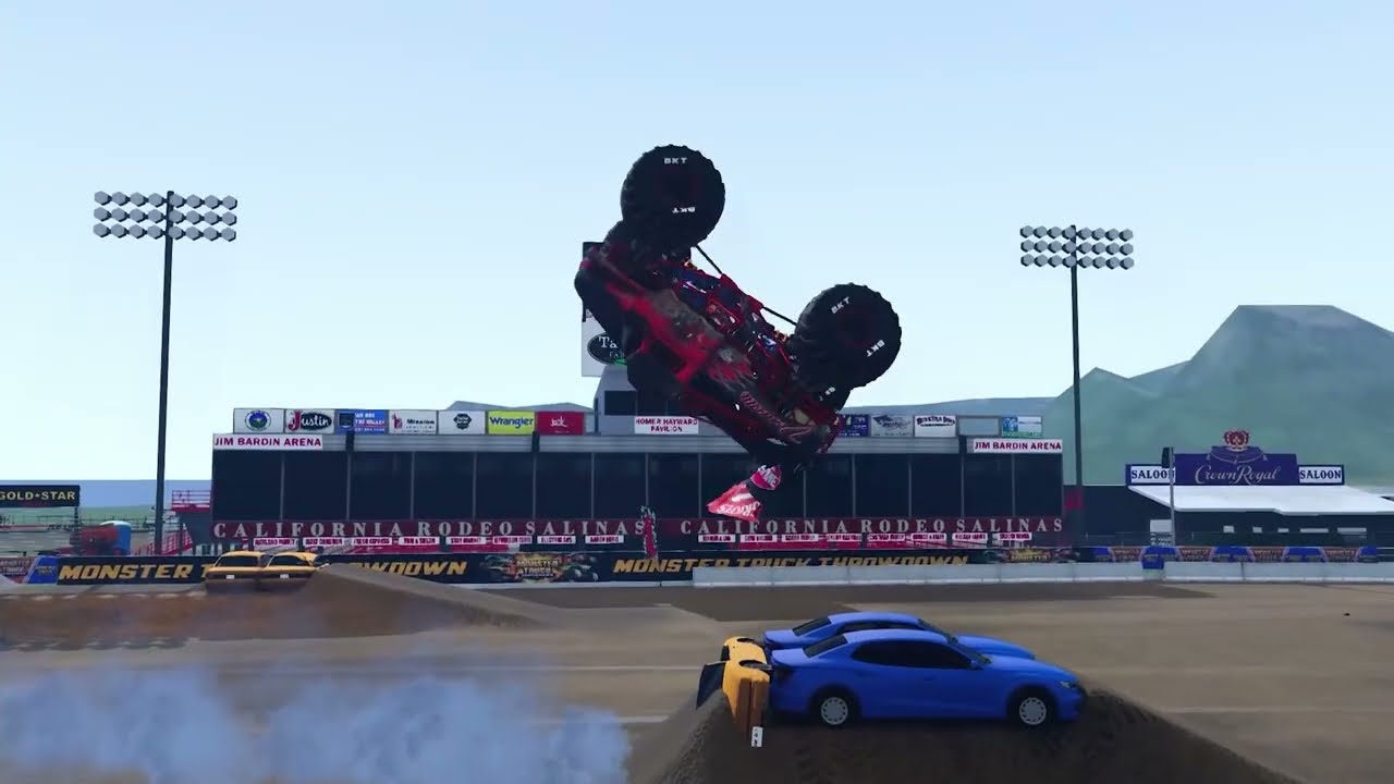 Crashes, Saves and CRAZY MOMENTS - BeamNG.Drive Monster Jam - #1