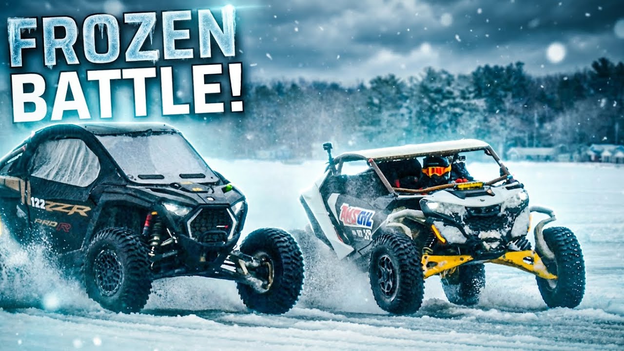 Maverick R goes ICE RACING and we get a NEW ITP tire!